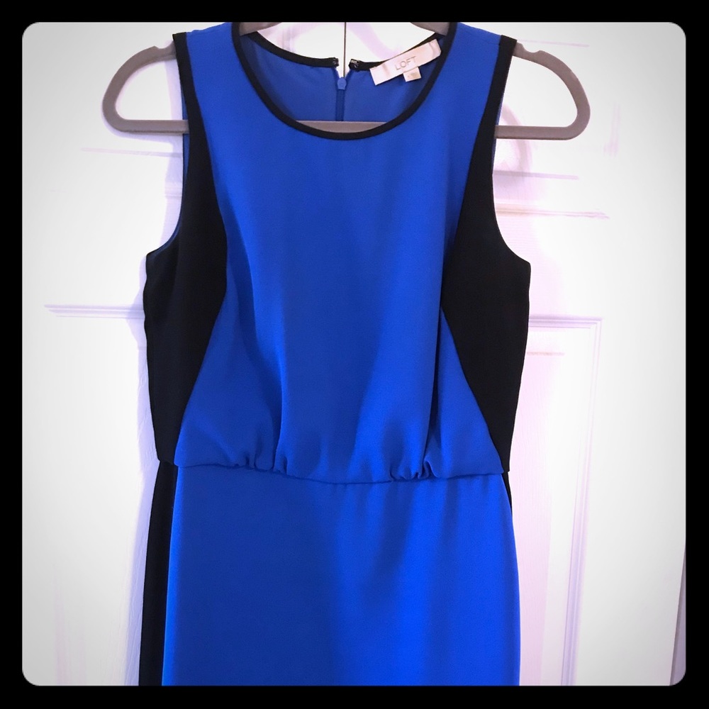 Wear to work Ann Taylor loft block color dress